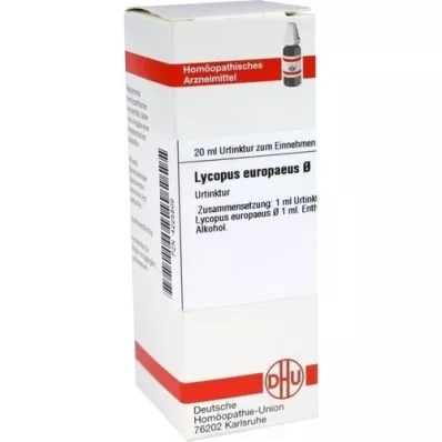 LYCOPUS EUROPAEUS anyatinktúra, 20 ml
