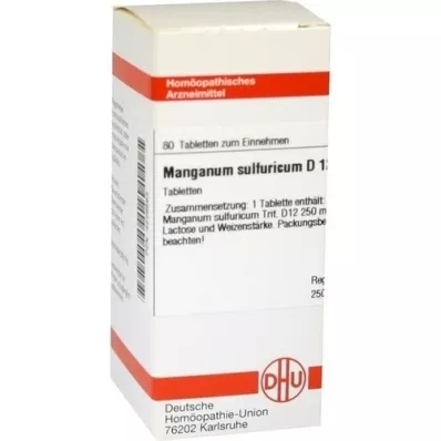 MANGANUM SULFURICUM D 12 tabletta, 80 db