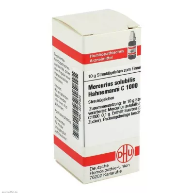 MERCURIUS SOLUBILIS Hahnemanni C 1000 golyó, 10 g