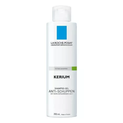 ROCHE-POSAY Kerium zsíros bőrre való gél sampon, 200 ml