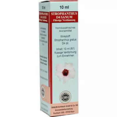 Strophanthus D 4 Sanum csepegtető, 10 ml