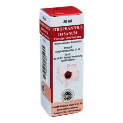 Strophanthus D 4 Sanum csepegtető, 30 ml