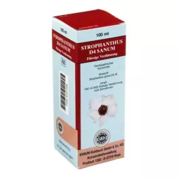 STROPHANTHUS D 4 Sanum csepp, 100 ml