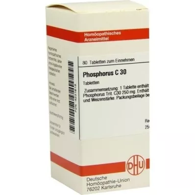 PHOSPHORUS C 30 tabletta, 80 db