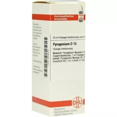 PYROGENIUM D 15 hígítás, 20 ml