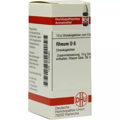 RHEUM D 6 gömböcske, 10 g