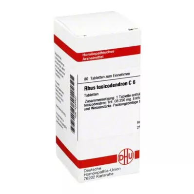 RHUS TOXICODENDRON C 6 tabletta, 80 db RHUS TOXICODENDRON C 6 tabletta, 80 db