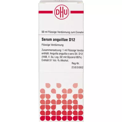 SERUM ANGUILLAE D 12 Hígítás, 50 ml