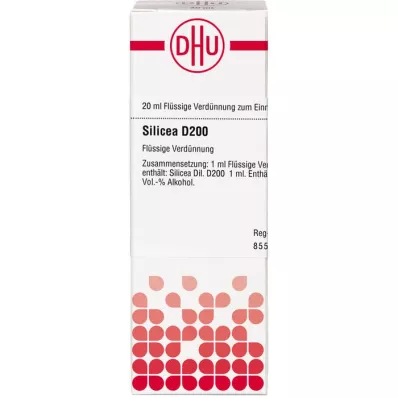 SILICEA D 200 hígítás, 20 ml