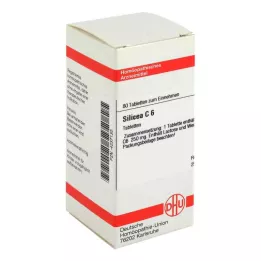 SILICEA C 6 tabletta, 80 db