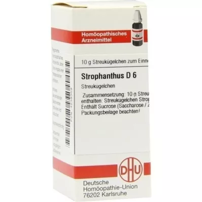 STROPHANTHUS D 6 gömböcske, 10 g