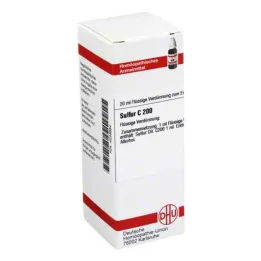 SULFUR C 200 hígítás, 20 ml