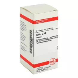 SULFUR C 30 tabletta, 80 db