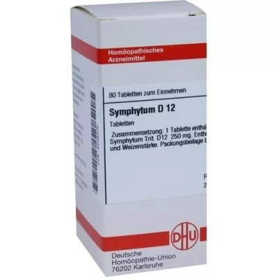 SYMPHYTUM D 12 tabletta, 80 db