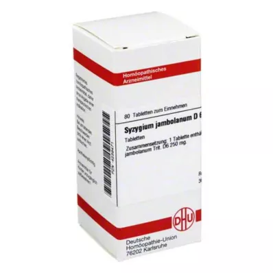 SYZYGIUM JAMBOLANUM D 6 tabletta, 80 db