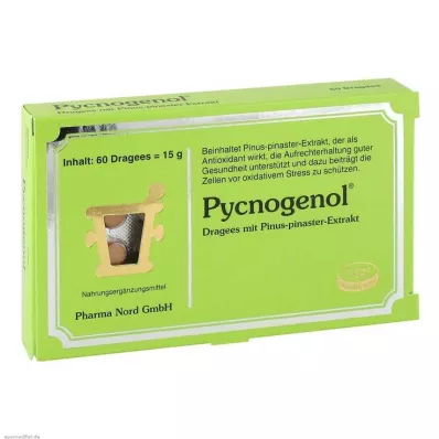 PYCNOGENOL KIEFERNRINDENEXTRAKT Pharma Nord Drag., 60 db PYCNOGENOL KIEFERNRINDENEXTRAKT Pharma Nord Drag., 60 db
