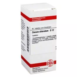 ZINCUM CHLORATUM D 12 tabletta, 80 db