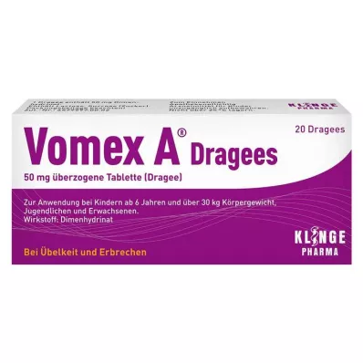 Vomex A® drazsé 50 mg, 20 db Vomex A® drazsé 50 mg, 20 db