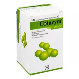 COTAZYM 20 000 pellet bélsavval bevont kapszula, 100 db