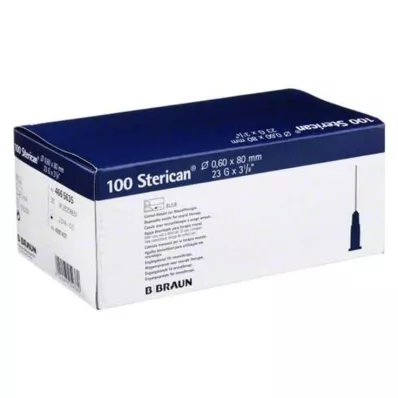 Sterican kanülök 23Gx3 1/5 0,6x80 mm, 100 db