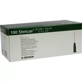 STERICAN 21 Gx4 4/5 0,8x120 mm-es csövek, 100 db