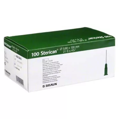 Sterican kanülök 21Gx4 4/5 0,8x120 mm, 100 db Sterican kanülök 21Gx4 4/5 0,8x120 mm, 100 db