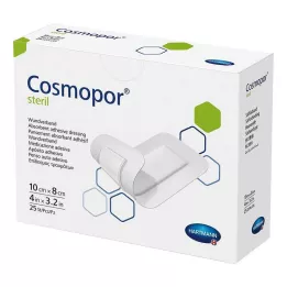 COSMOPOR steril sebkötszer 8x10 cm, 25 db