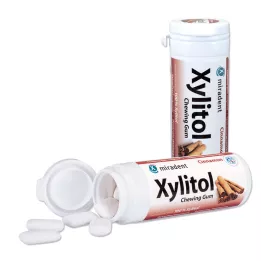 MIRADENT Xilit rágógumi fahéj, 30 db
