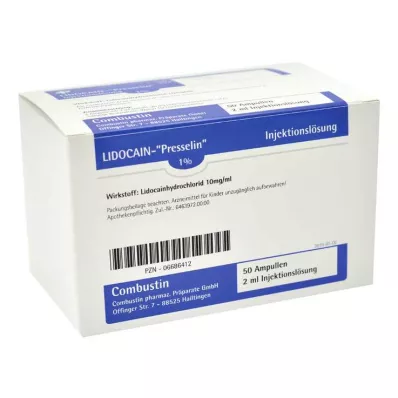 Lidocaine Presselin 1%-os oldatos injekció, 100X2 ml