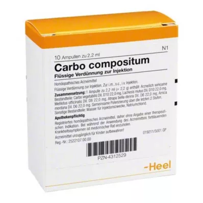 CARBO COMPOSITUM Ampullák, 10 db
