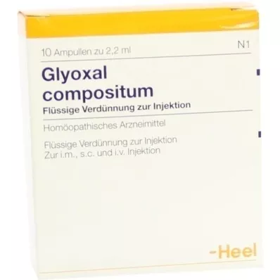 GLYOXAL compositum ampullák, 10 db