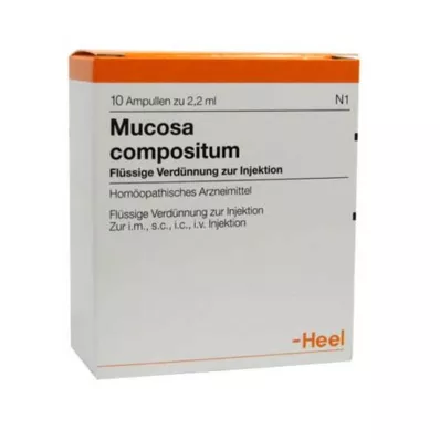 MUCOSA compositum ampullák, 10 db