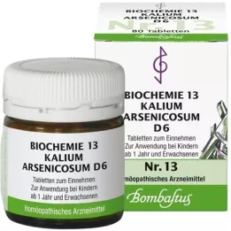 BIOCHEMIE 13 Kalium arsenicosum D 6 tabletta, 80 db