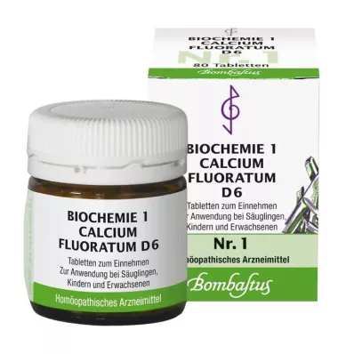 BIOCHEMIE 1 Calcium fluoratum D 6 tabletta, 80 db