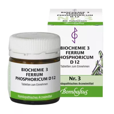 Biokémia 3 Ferrum phosphoricum D 12 tabletta, 80 db