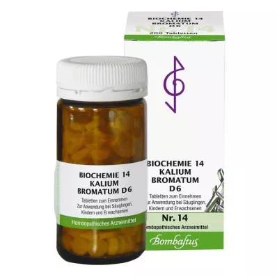 BIOCHEMIE 14 Kalium bromatum D 6 tabletta, 200 db