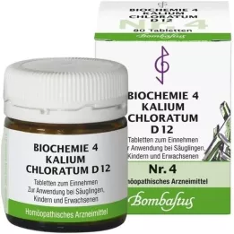 BIOCHEMIE 4 Kalium chloratum D 12 tabletta, 80 db