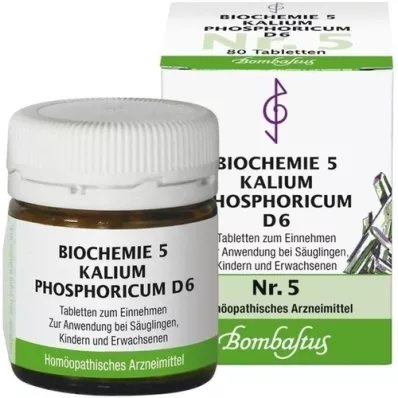 BIOCHEMIE 5 Kalium phosphoricum D 6 tabletta, 80 db