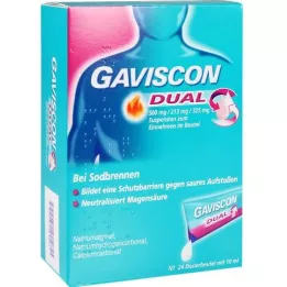 GAVISCON Dual 500mg/213mg/325mg szuszpenzió, zacskóban, 24X10 ml