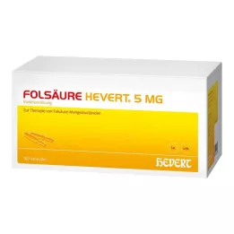 FOLSÄURE HEVERT 5 mg-os ampullák, 100 db