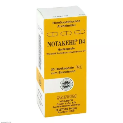 Notakehl D 4 kapszula, 20 db