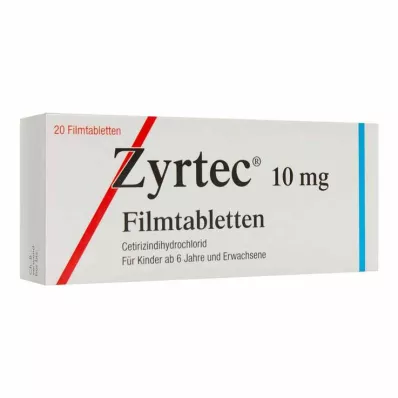 ZYRTEC Filmtabletta, 20 db