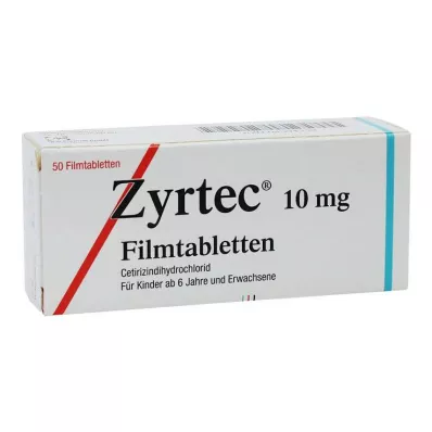 ZYRTEC Filmtabletta, 50 db ZYRTEC Filmtabletta, 50 db