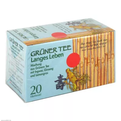 GRÜNER TEE+Gyömbér+Ginzeng szűrőzacskó, 20 db