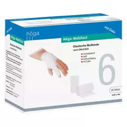 HÖGA-MUBILAST Rögzítő kötés 6 cmx4 w.cellofán, 1 db