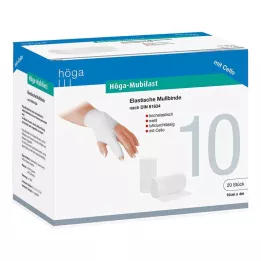 HÖGA-MUBILAST Rögzítő kötés 10 cmx4 w.cellofán, 1 db