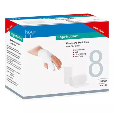 HÖGA-MUBILAST Fixációs kötés 8 cmx4 m, celofán nélkül, 20 db