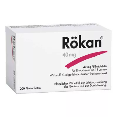 RÖKAN 40 mg filmtabletta, 200 db