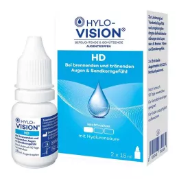 HYLO-VISION HD szemcsepp, 2X15 ml