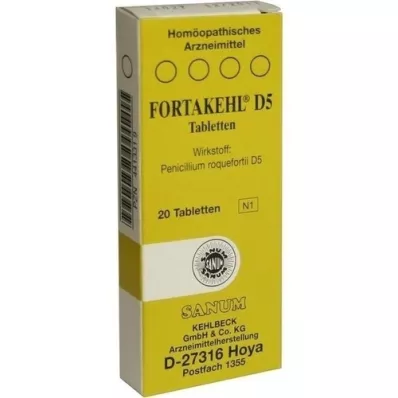 FORTAKEHL D 5 tabletta, 20 db